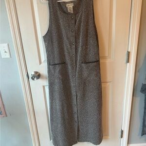 White Stag VTG‎ Brown Textured Dress Autumn Fall
